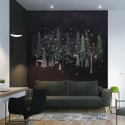 Staunton And Henry Wall Decor Black Forrest Wall Mural