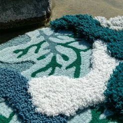 Staunton And Henry Rugs Verne Ocean Blue Round 3D Rug