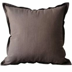 Staunton And Henry Lea European Linen Pillow 60x60cm Home Accessories