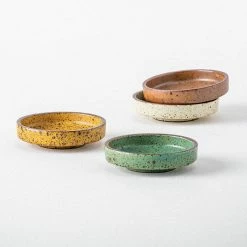 Staunton And Henry Round Ceramic Sauce Dish - Set Of 4