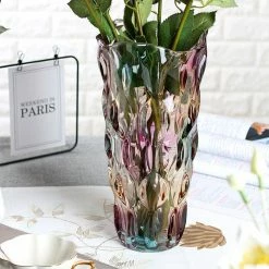 Staunton And Henry Home Accessories Multicoloured Glass Vase