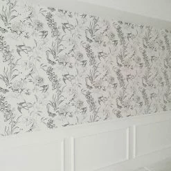 Staunton And Henry Monochrome Forest Wall Mural Wall Decor