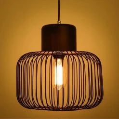 Staunton And Henry Modern Cage Pendant Light Lighting