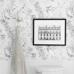 Staunton And Henry Monochrome Forest Wall Mural Wall Decor