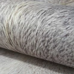 Staunton And Henry Rugs Premium Grey And Cream Faux Cowhide Rug