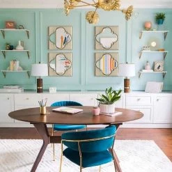 Staunton And Henry Oriental Window Frame Wall Mirror