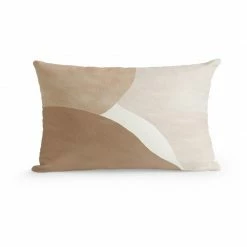 Staunton And Henry Abstract Beige Throw Cushion Home Accessories