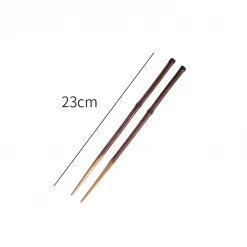 Staunton And Henry Ebony Wood Chopsticks - Set Of 5 - Gold