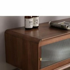 Staunton And Henry Midcentury Modern Walnut TV Cabinet With Drawers Furniture