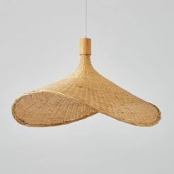 Staunton And Henry Modern Straw Hat Ceiling Light Lighting