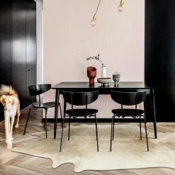 Staunton And Henry Premium Champagne Faux Cowhide Rug