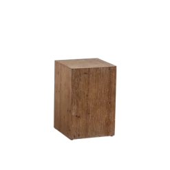 Staunton And Henry Furniture Wooden Block Side Table