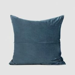 Staunton And Henry Amrin Stitched Blue Throw Cushion