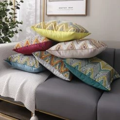 Staunton And Henry Home Accessories Chevron Pattern Throw Cushions