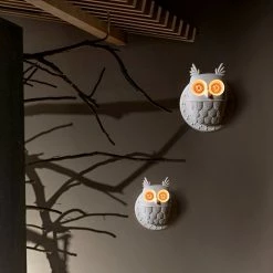 Staunton And Henry Nordic Style Owl Wall Light Lighting