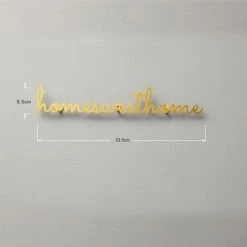 Staunton And Henry Wonderful Home Sweet Home Sign Metal Wall Art Home Accessories