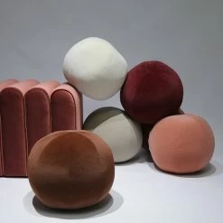 Staunton And Henry Gill Round Ball Pillow