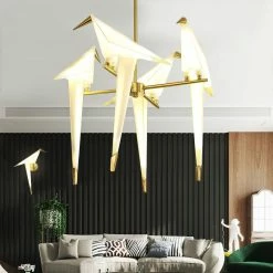 Staunton And Henry Polly Origami Bird Pendant Light Lighting