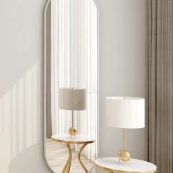 Staunton And Henry Anais Round Edge Full Length Mirror Furniture