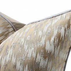 Staunton And Henry Champagne Gold Viscose Throw Cushion