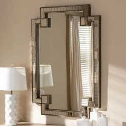 Staunton And Henry Elise Art Deco Frame Wall Mirror Wall Decor