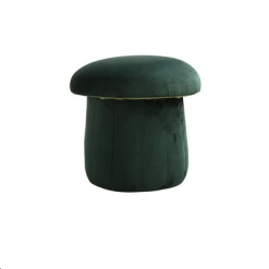 Staunton And Henry Plush Velvet Mushroom Stool Furniture