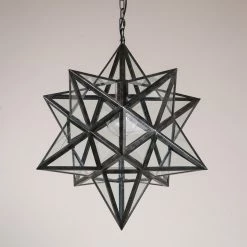 Staunton And Henry Lighting Star Pendant Chandelier