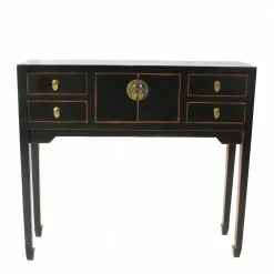 Staunton And Henry Modern Chinoiserie Console Table