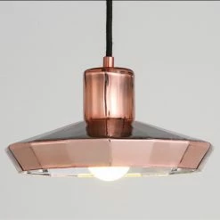 Staunton And Henry Lighting Geometric Copper Pendant Light