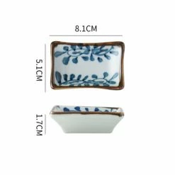 Staunton And Henry Kitchen Akari Blue And White Japanese Sauce Dish