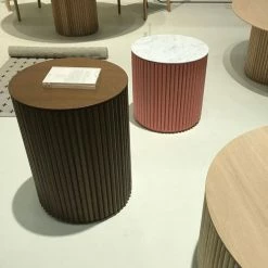 Staunton And Henry Furniture Art Deco Solid Wood Round Coffee Table