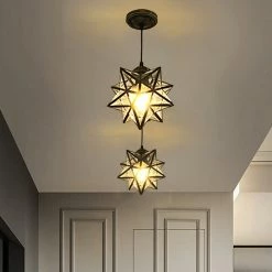 Staunton And Henry Lighting Star Pendant Chandelier