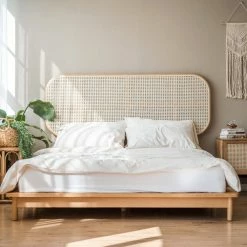 Staunton And Henry Laura Rattan Cane Bedhead