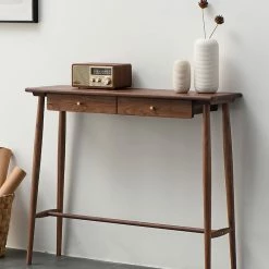 Staunton And Henry Furniture Sonya Solid Wood Console Table With Drawers