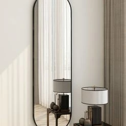 Staunton And Henry Anais Round Edge Full Length Mirror Furniture