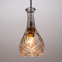 Staunton And Henry Vintage Bottle Pendant Light Lighting
