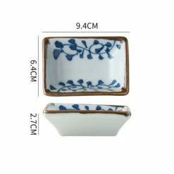 Staunton And Henry Kitchen Akari Blue And White Japanese Sauce Dish