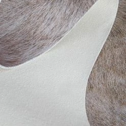 Staunton And Henry Premium Champagne Faux Cowhide Rug