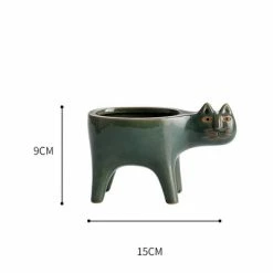 Staunton And Henry Cute Cat Plant Pot Home Accessories