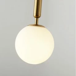 Staunton And Henry Lighting Dimpled Glass Globe Pendant Light