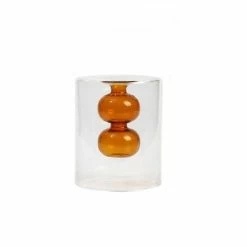 Staunton And Henry Inside Out Double Walled Glass Vase