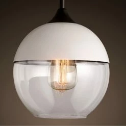 Staunton And Henry Lighting Modern Glass Pendant Lights