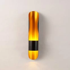 Staunton And Henry Black And Gold Wall Light