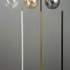 Staunton And Henry Orbit Glass Shade Floor Lamp Lighting