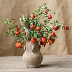 Staunton And Henry Artificial Pomegranate Fruit Plant