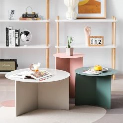 Staunton And Henry Furniture Modern Slimline Round Coffee Table