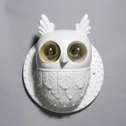 Staunton And Henry Nordic Style Owl Wall Light Lighting