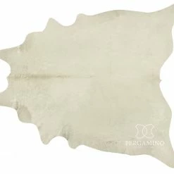 Staunton And Henry Rugs Pergamino Cream White Cowhide Rug