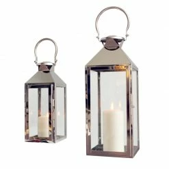 Staunton And Henry Classic Metal Lantern With Handle Home Accessories