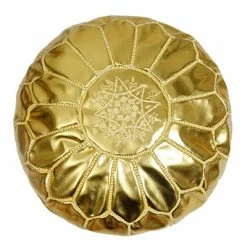 Staunton And Henry Furniture Moroccan Leather Pouf